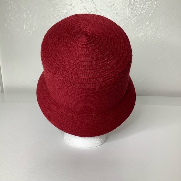 Nordstrom cashmere blend Wine bucket hat size OSFM EUC main image 5
